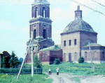 Leshenka church in daylight, 1987